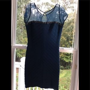 Calvin Klein dressy cocktail dress size 14 Aegean color